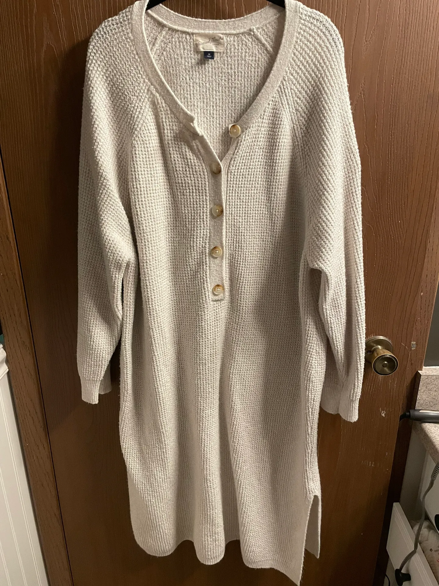 Target Long Sleeve Button Dress - Image 2