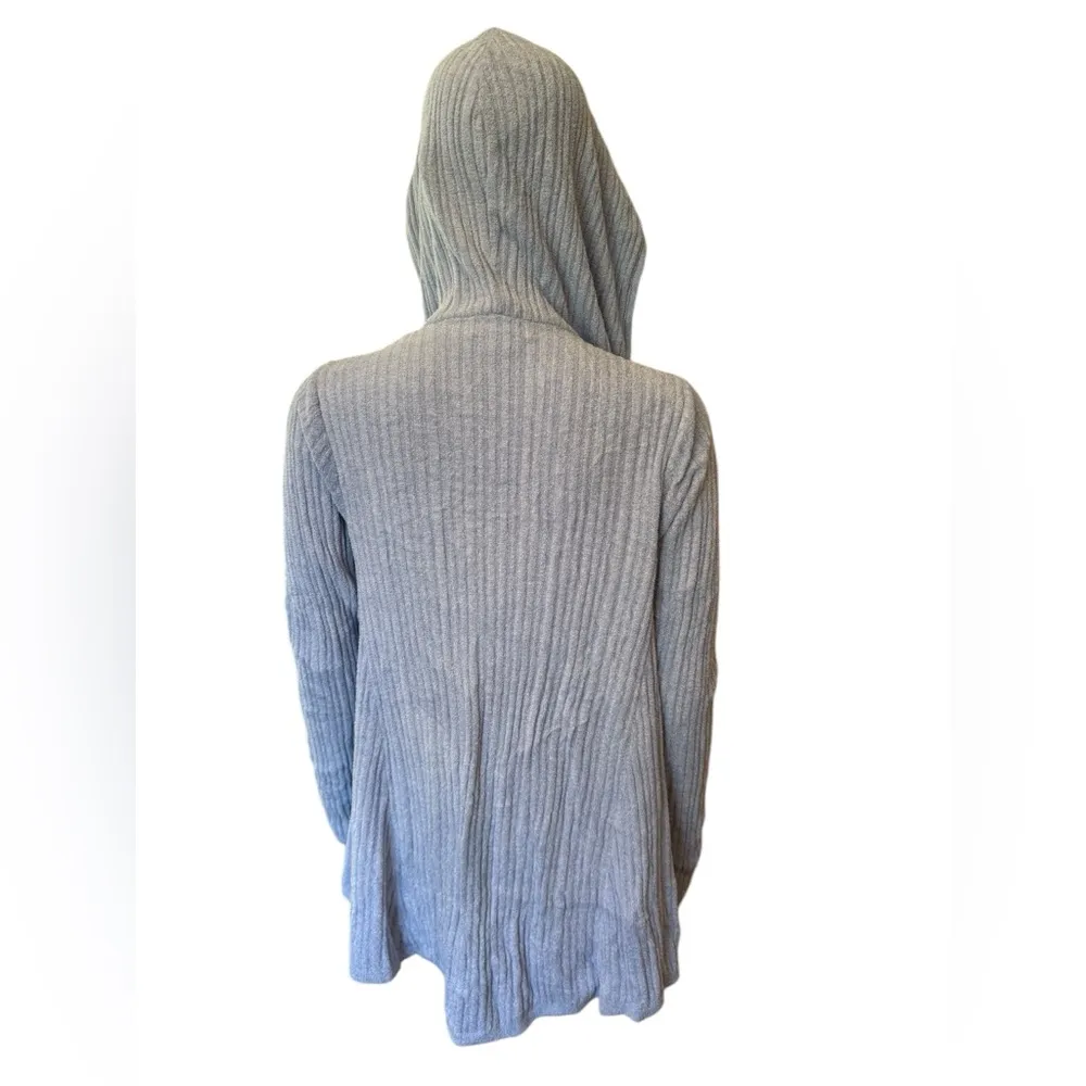 Barefoot Dreams Icy Blue CozyChic Ultra Lite Oasis Ribbed Comfy Lounge Cardigan - Image 4