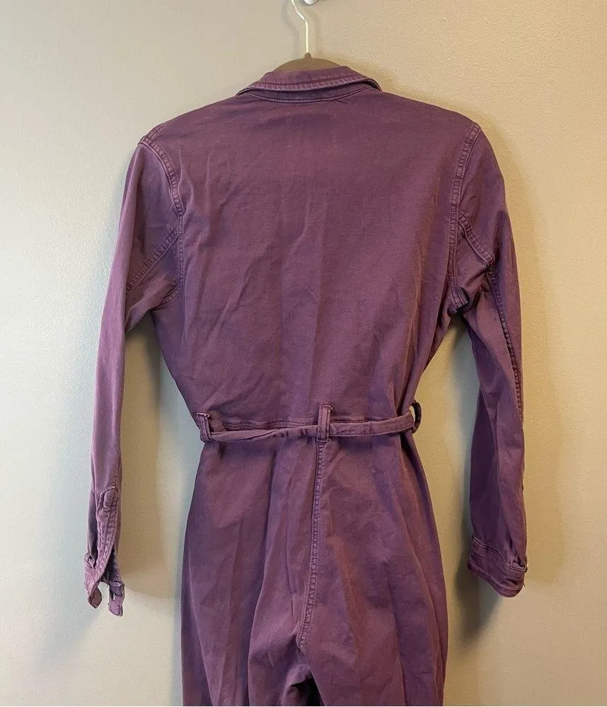 MKT Studio Jumpsuit Purple (Lilac) Orenjade Utility Coverall Sz 36 (US 4) EUC - Image 9