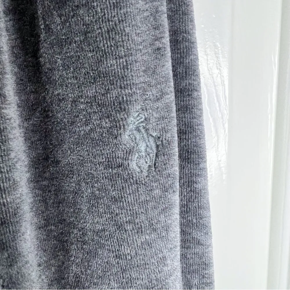 Polo Ralph Lauren Womens Grey Super Soft Terry Joggers Size Medium Velour‎ - Image 4