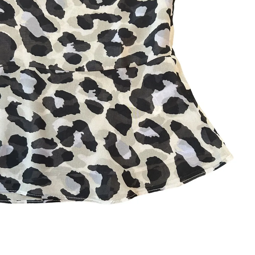 Cabi Feline lilac sleeveless peplum bottom blouse style #5536 size XS NEW - Image 6