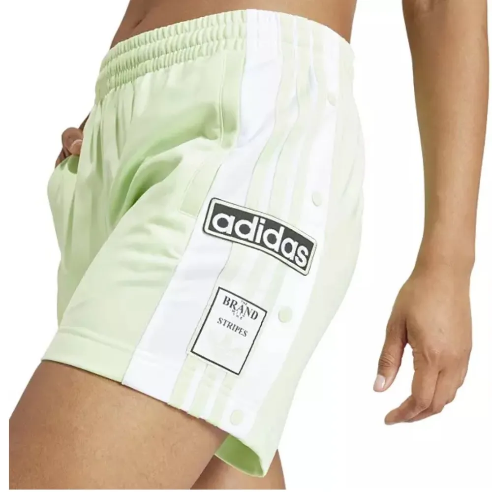 NWT  Originals Women's Adicolor Adibreak Shorts color: Semi Green Spark - Image 4