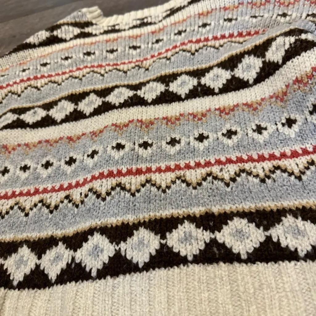 American Eagle Pattern Cardigan Sweater - Image 5