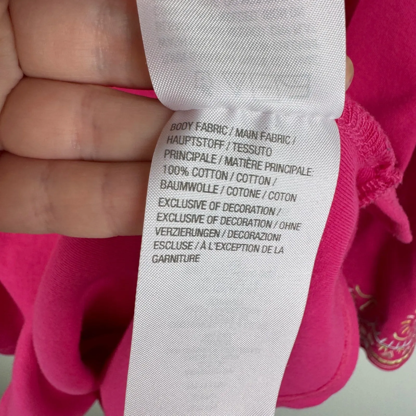 Quacker Factory Floral Heart Embroidered Embellished Top Sz 1X Pink Stretch Boho - Image 7