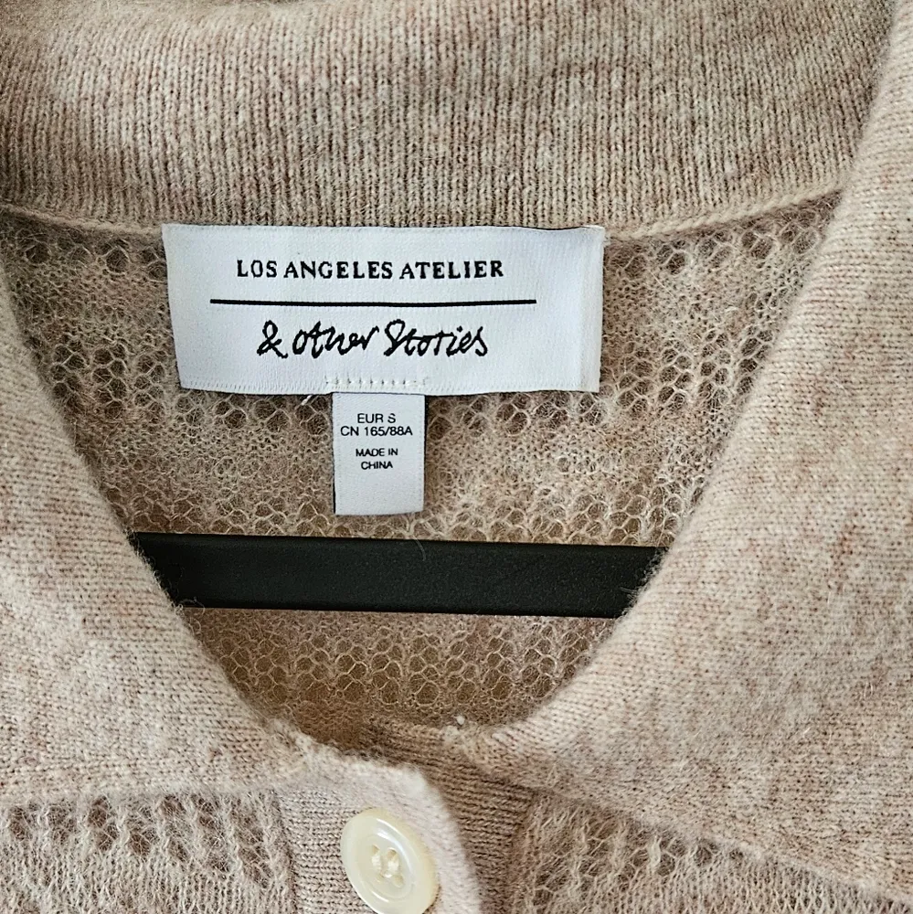 Knitted Alpaca Blend Cardigan - Image 4