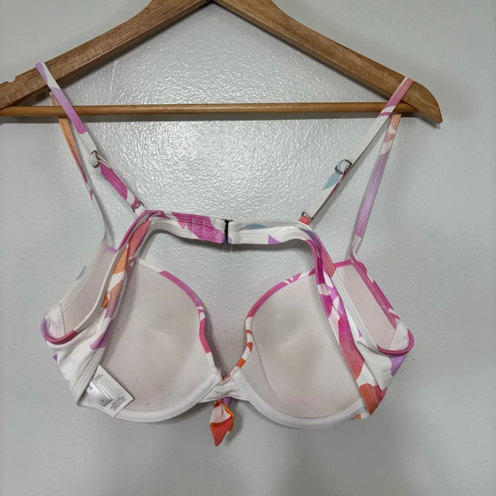 Multi Color Floral Mid-Rise Bikini Size L NEW - Image 6