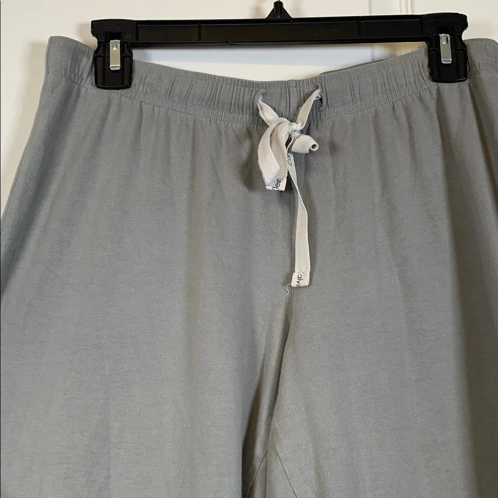 Calvin Klein Gray Lounge Pajama Pants Size Med EUC #2038 - Image 2