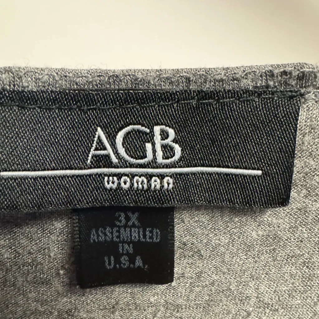 AGB‎ Charcoal Women's Cardigan Gray Size undefined - Image 4