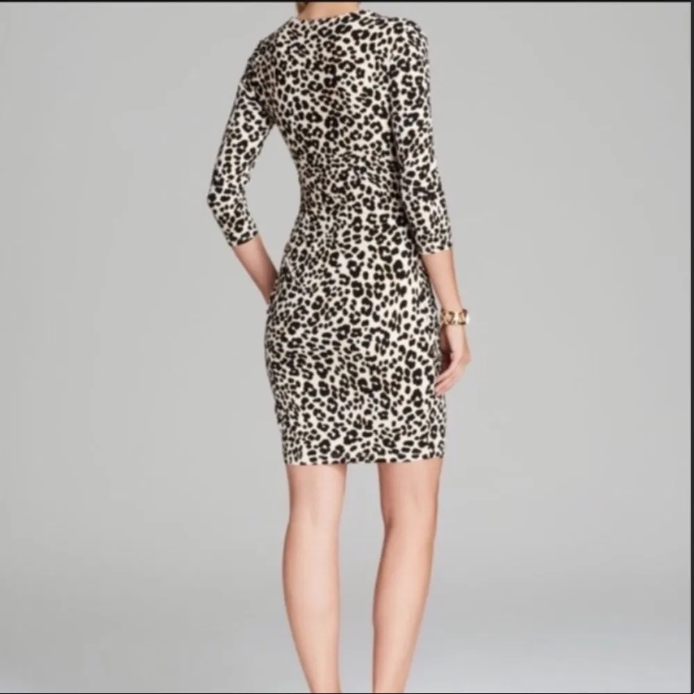Juicy Couture animal print fitted ruched dress - Image 2