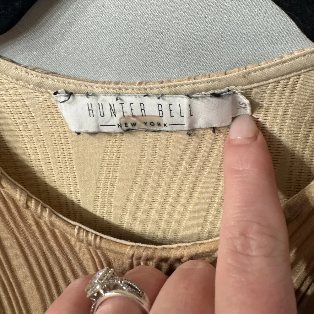 Hunter Bell Rose Gold Ava Top sz XS EUC! - Image 8