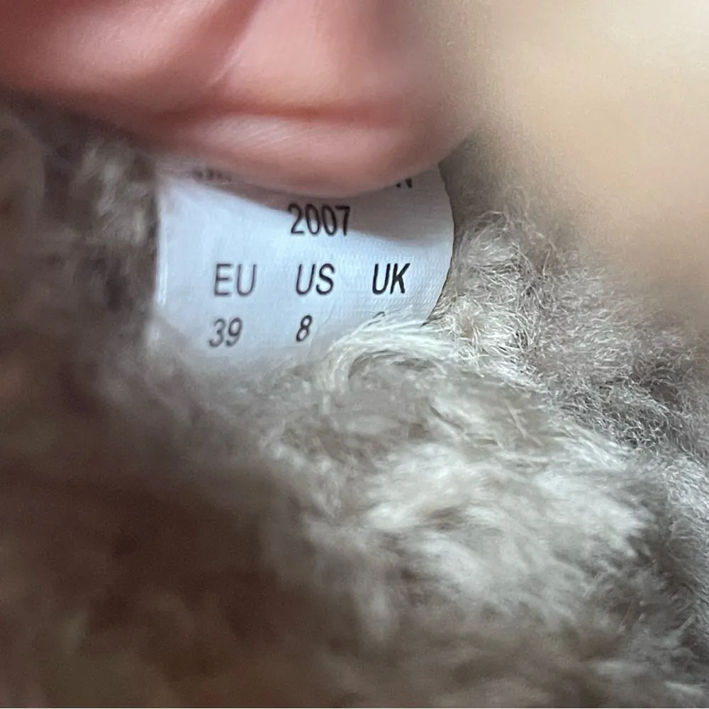 Mexx Olive suede Genuine shearling Ankle Mini Boots Sz 39 Green - Image 14