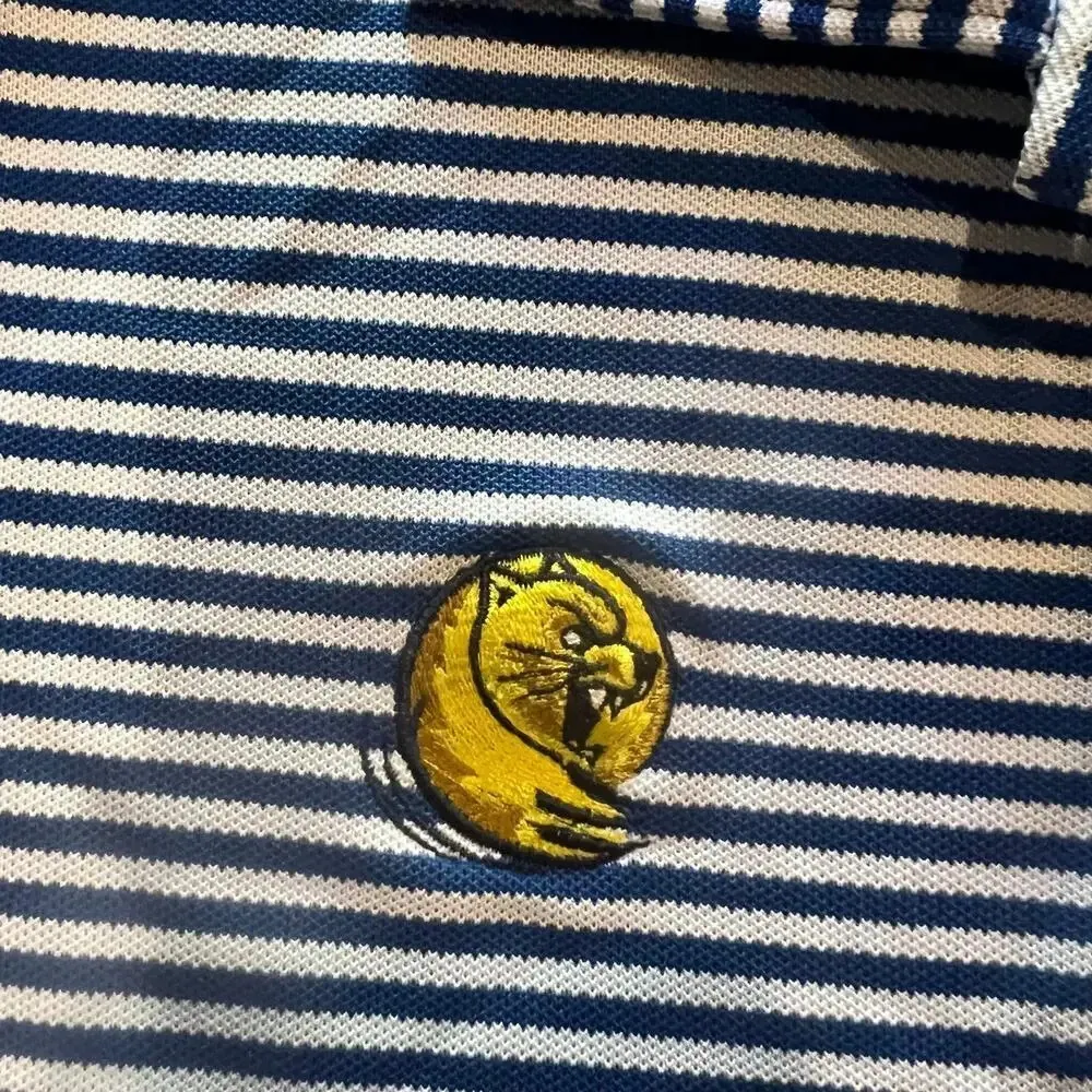 Vineyard Vines Womens Small Lander University Bearcats Striped Short Sleeve Polo - Image 4