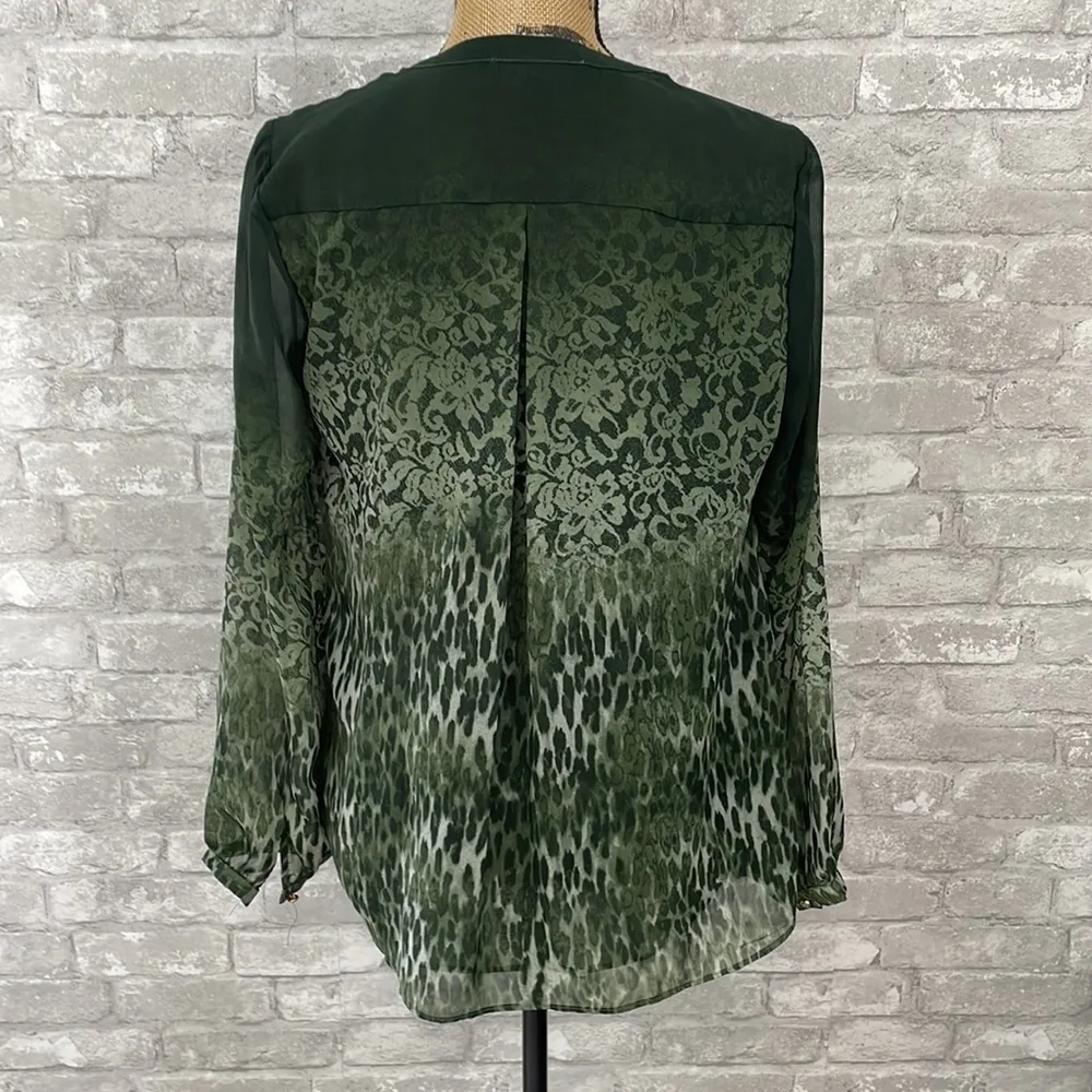 Dennis Basso  Overlay Blouse - Image 4