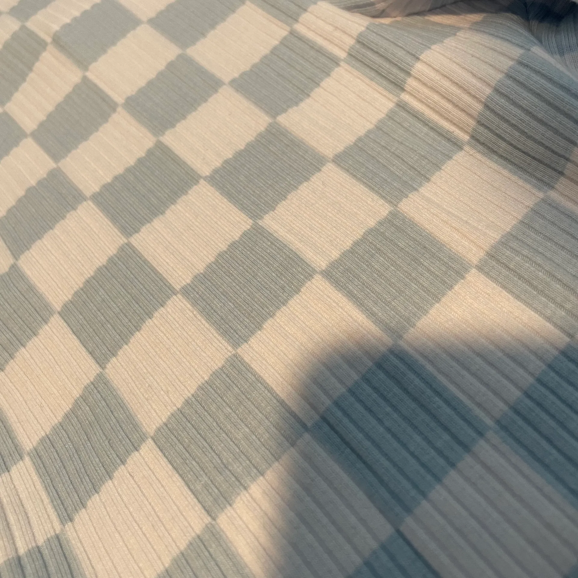 Checkered High-Rise Biker Shorts - Image 5