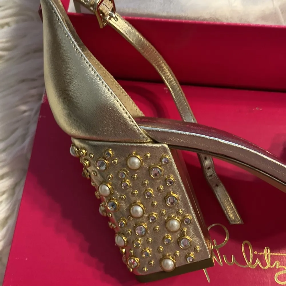 Lilly Pulitzer Embellished Amber Lynn Sandals size 9 brand new with box - Image 3