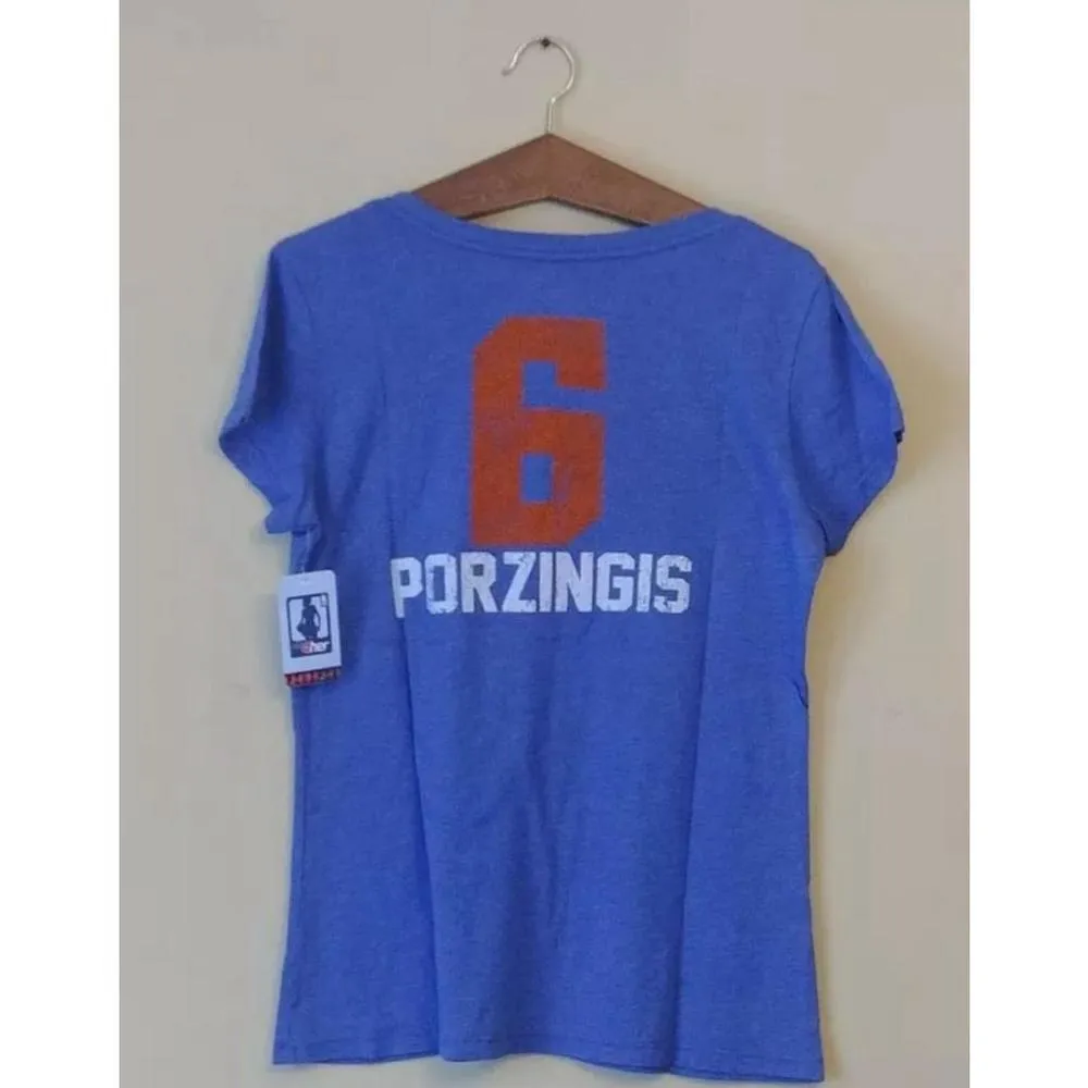 New York Knicks Porzingis NBA Womens V - Image 4