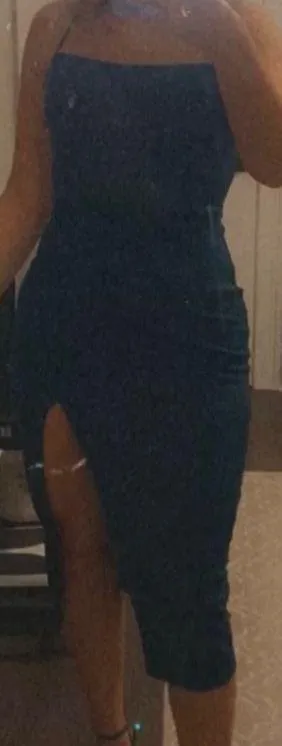 Windsor Henley Formal Lace-up Midi Dress - Image 3