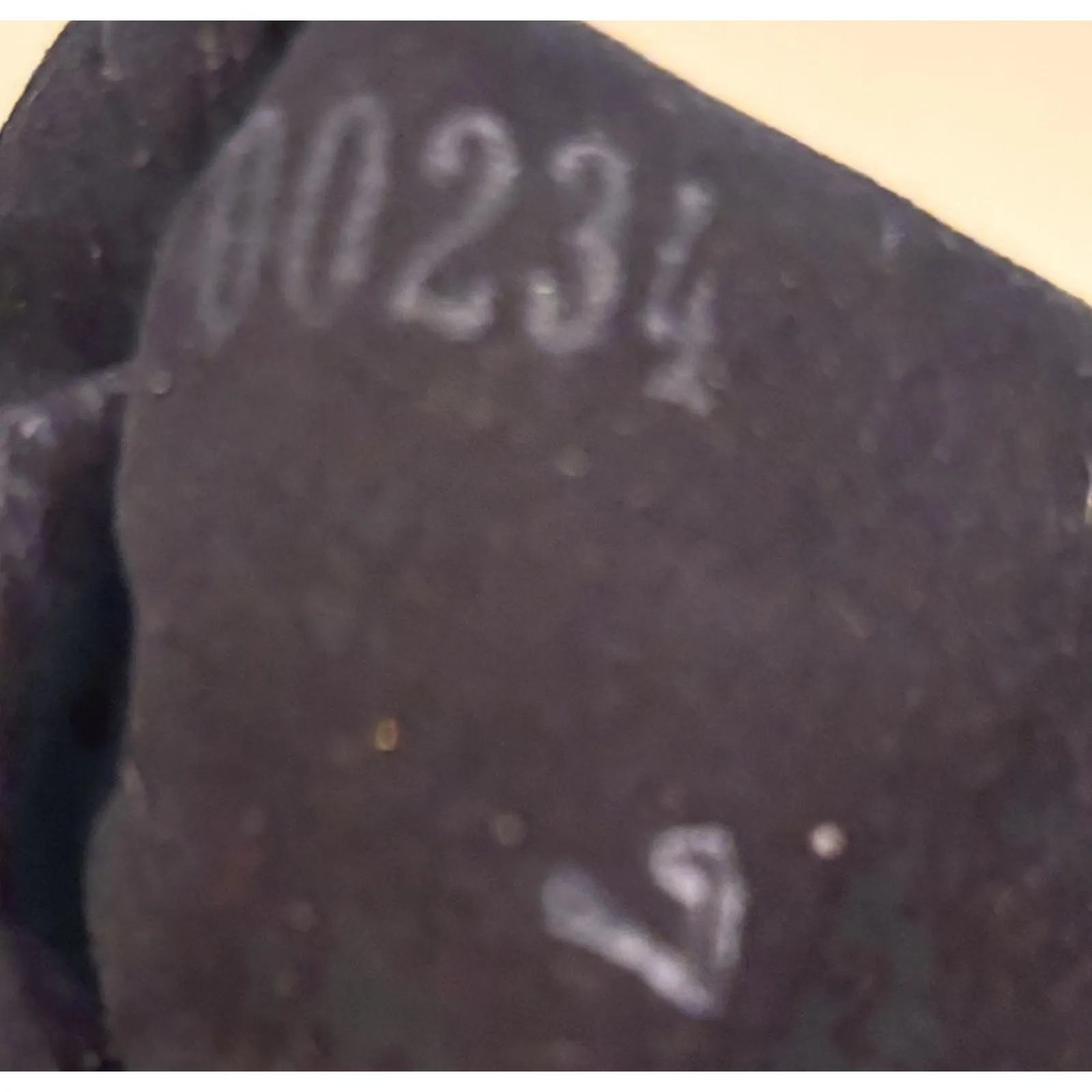 Antique Vintage Women's Real Kid Leather Gloves Made in France Black Sz 7 - Image 4