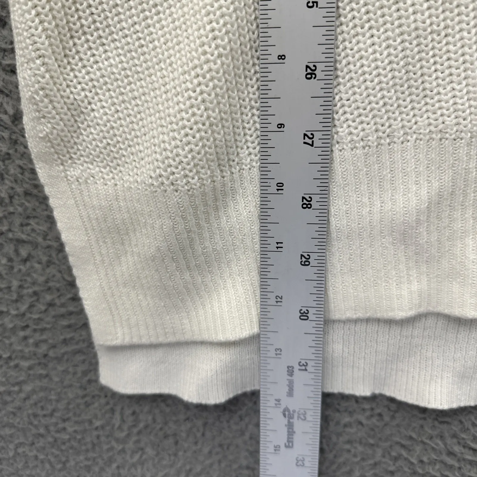 NWT Old Navy Knit Sweater Dress Ivory Capsule Holiday Stretch Women's Medium - Image 8