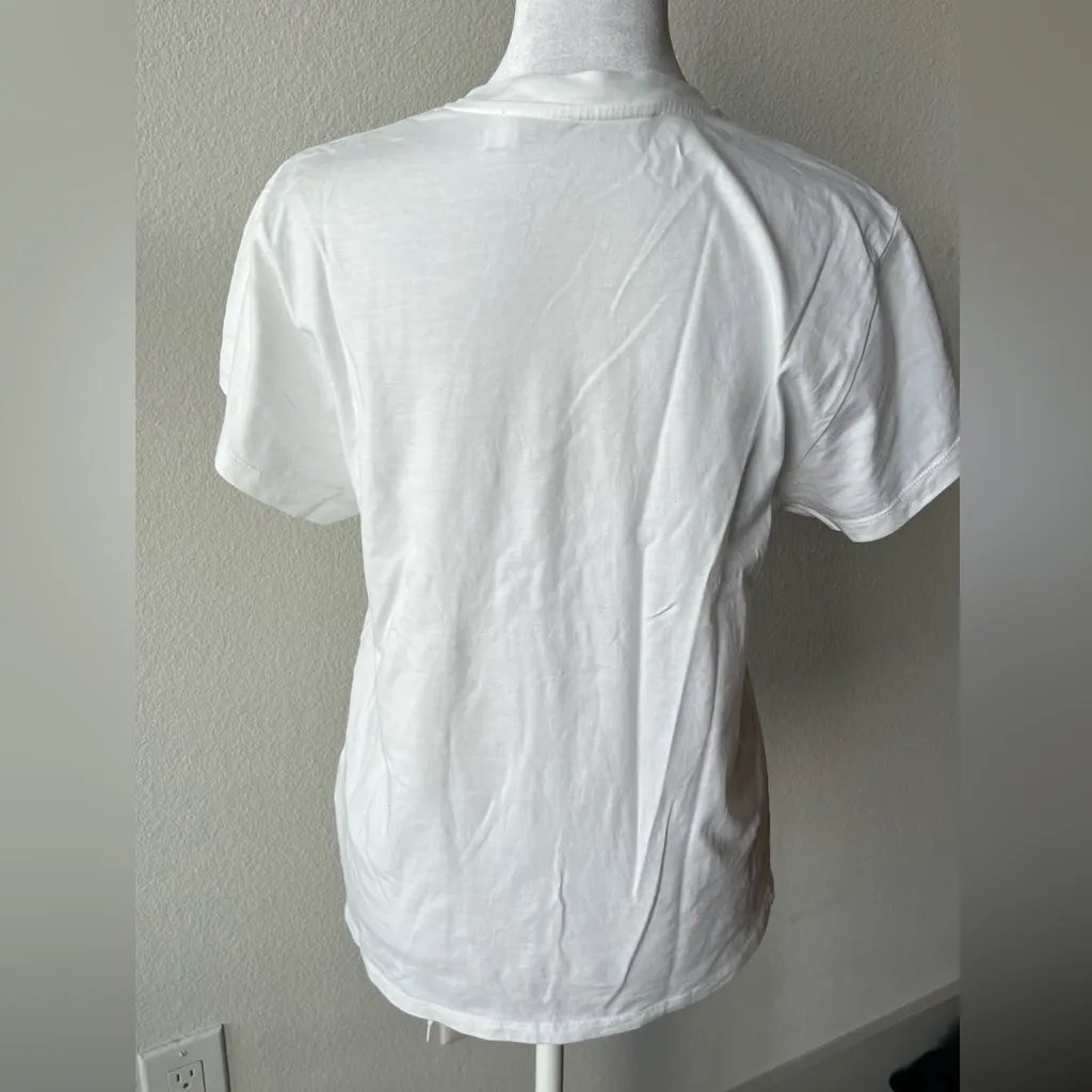 IRO White Short Sleeve Tee - Image 5