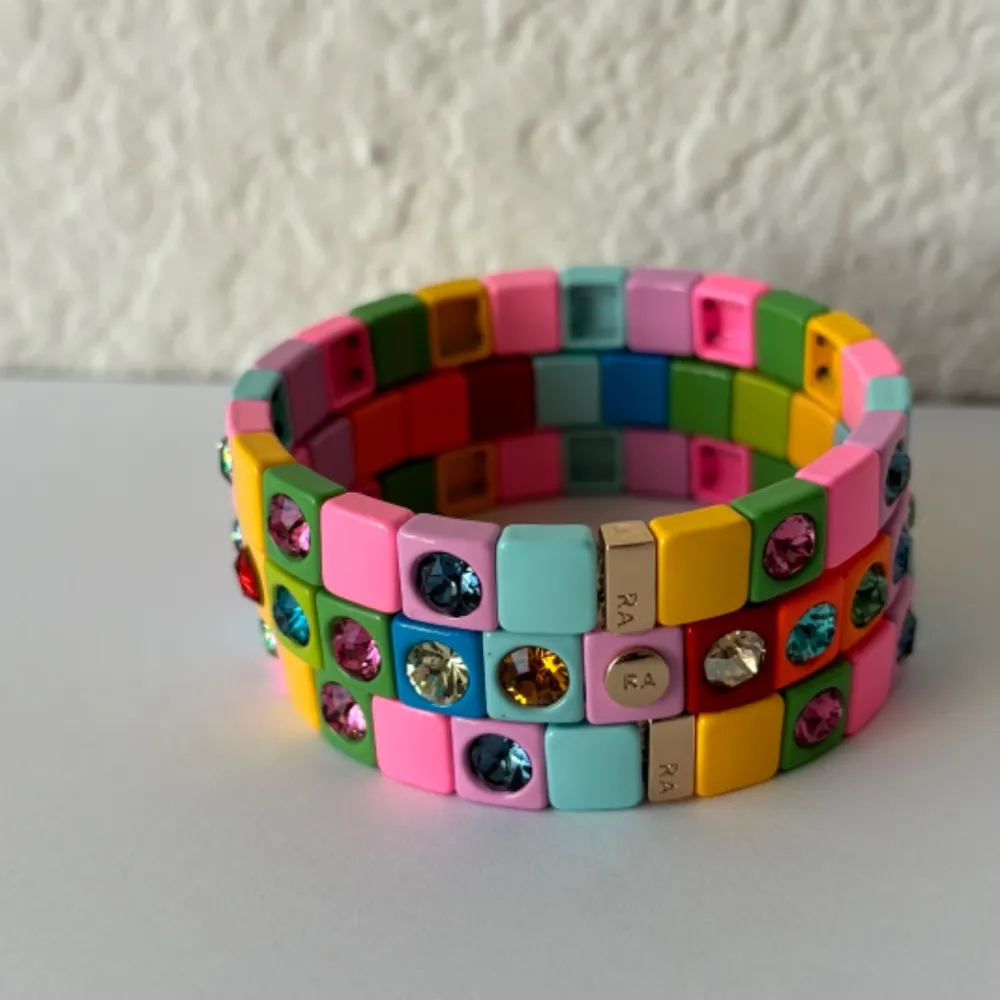 NWOT Roxanne Assulin stack crystal bracelet set of three - Image 4