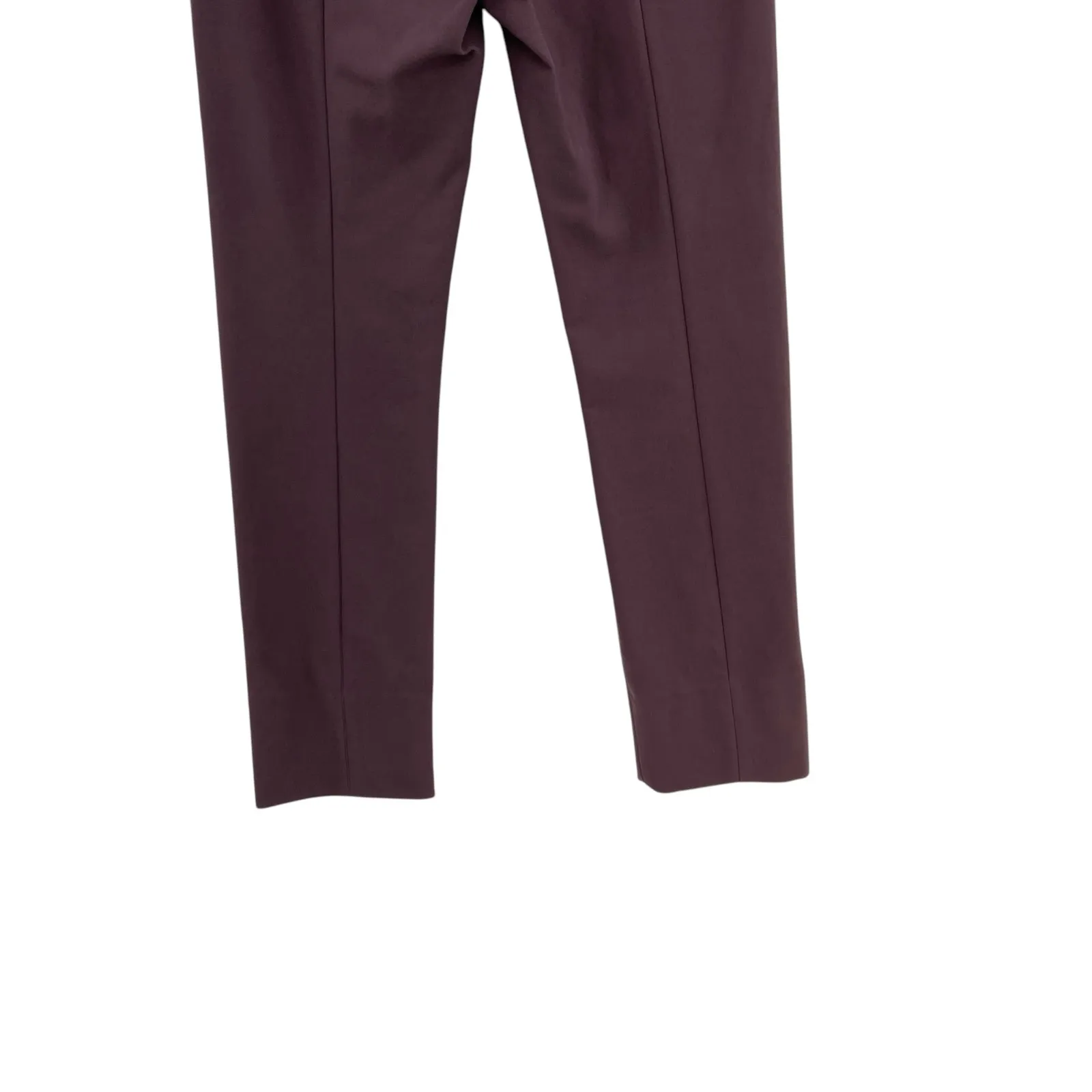 Vince Kick Pleat Crop Flare Leg Stretch Cotton Blend Pants Purple‎ Size Small - Image 11