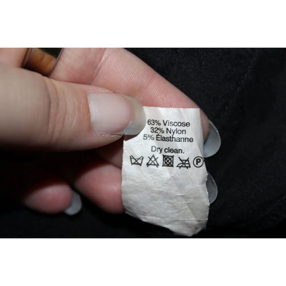 Womens  The Gigi Pant 34075 Black Ponte Mid Rise Super Skinny Pants Size 2 - Image 5