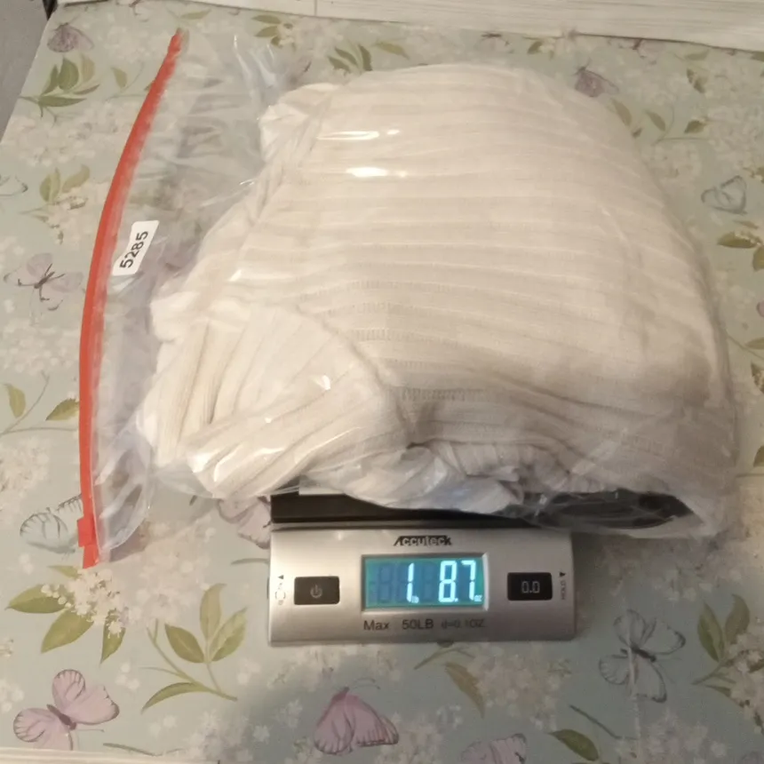 Bryn Walker Sweater Womens XL Oversized Cream Ribbed Relaxed Cardigan Hi Low - Image 7