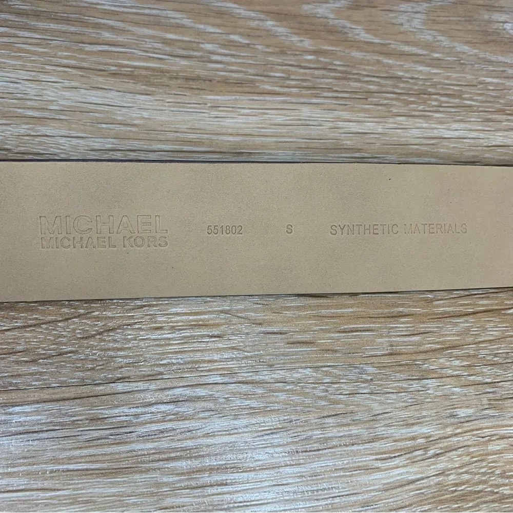 NWT Michael Kors Brown Monogram Women’s Belt - Image 5