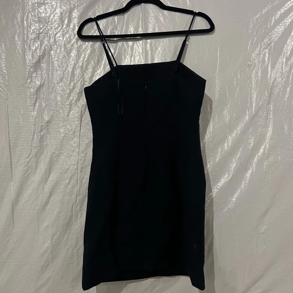 C/MEO COLLECTIVE Navy Blue Mini Dress Size Medium - Image 3