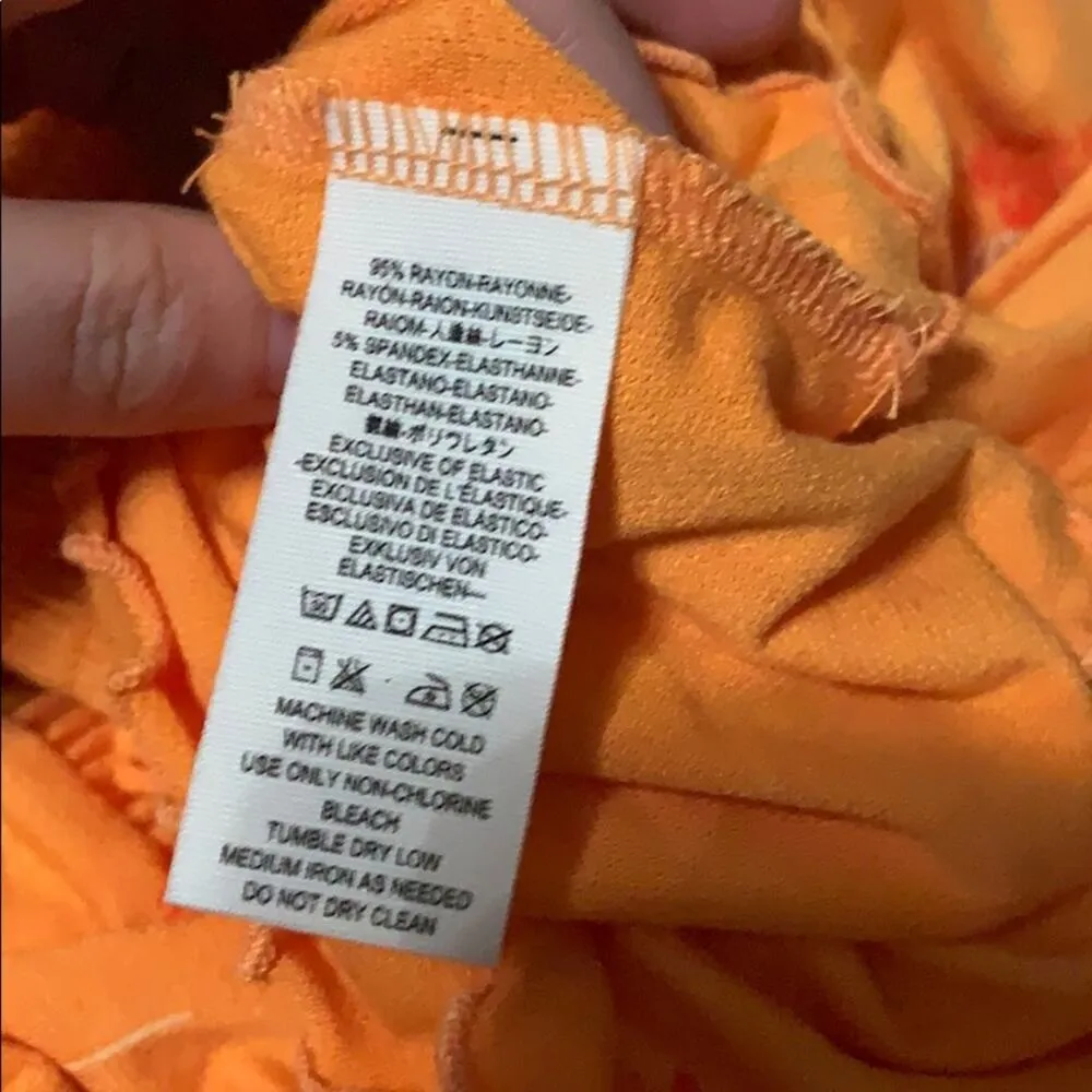 NWT Free people Lana smocked tunic golden poppy sz S Small - Image 6