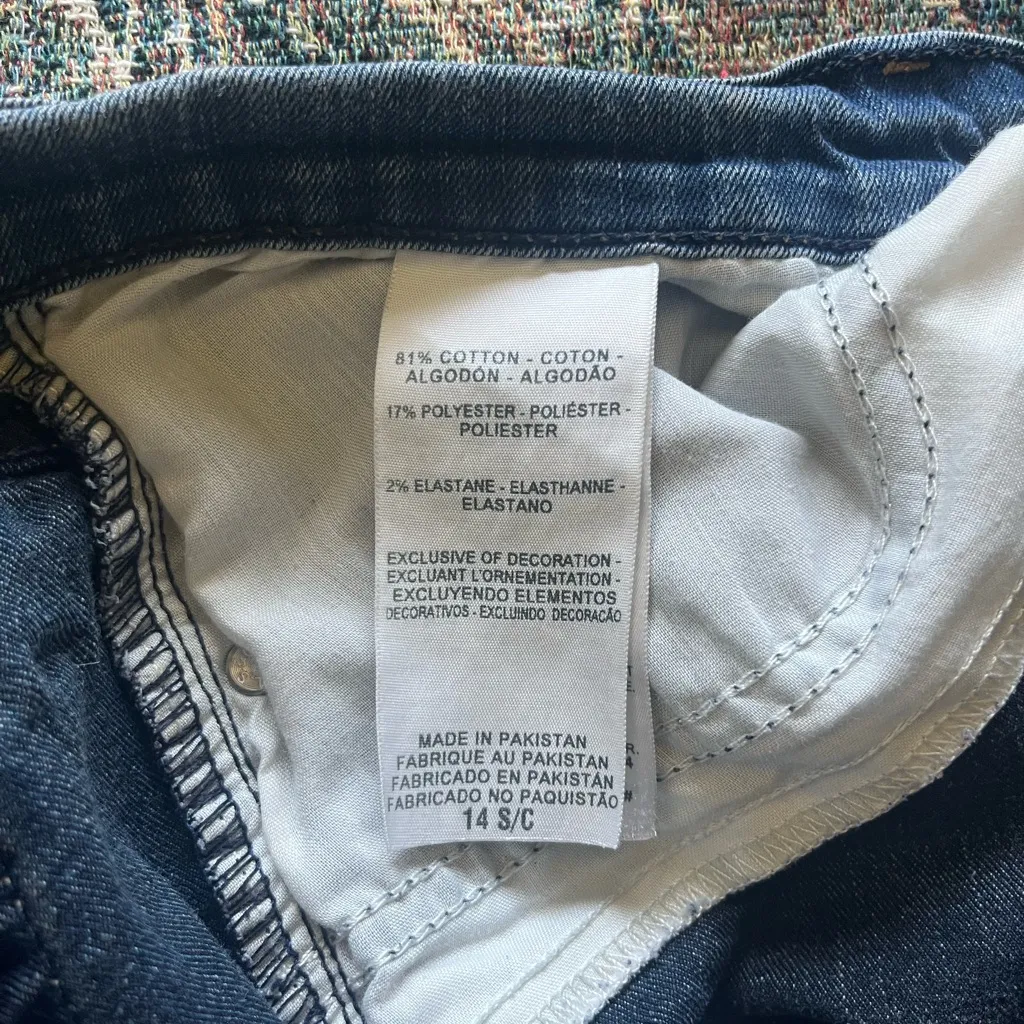 Signature Levi’s Curvy Bootcut Jeans Sz 14 S/C Medium Wash Stretch Denim Flare - Image 15