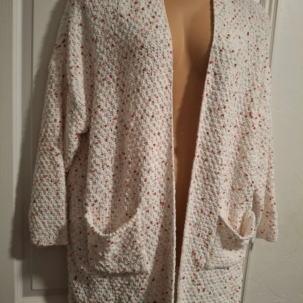 Maurices 2X Cozy Speckled Open-Front Cardigan - Image 4