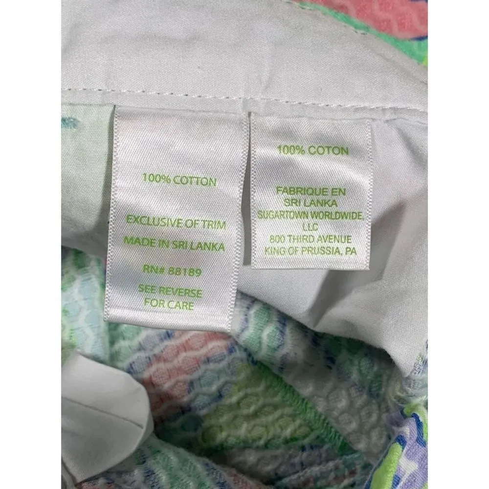 Lilly Pulitzer Scalloped Hem Shorts in Conch Republic Size 2 NWOT - Image 4