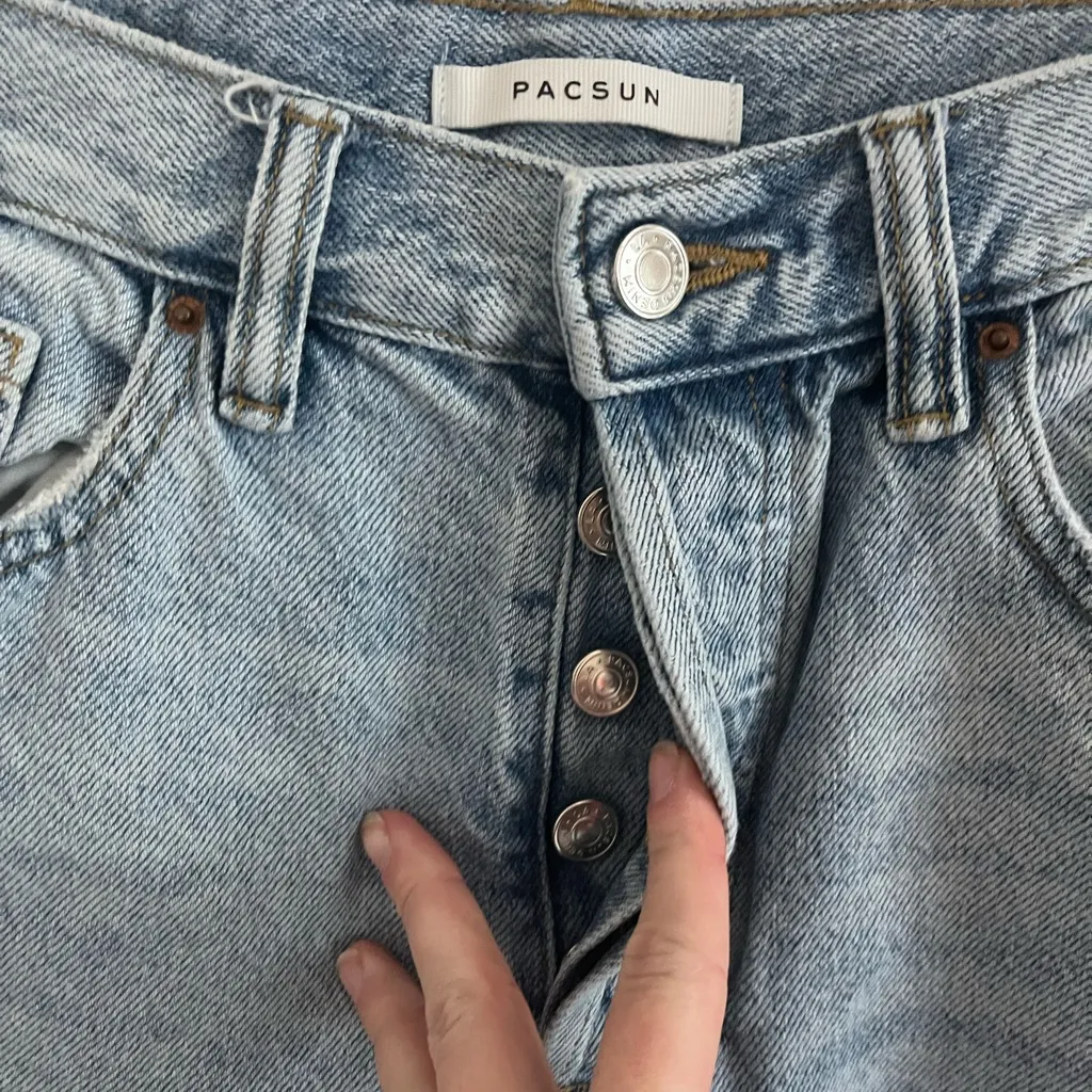 Pacsun High Rise Bootcut Distressed Jeans - Image 6