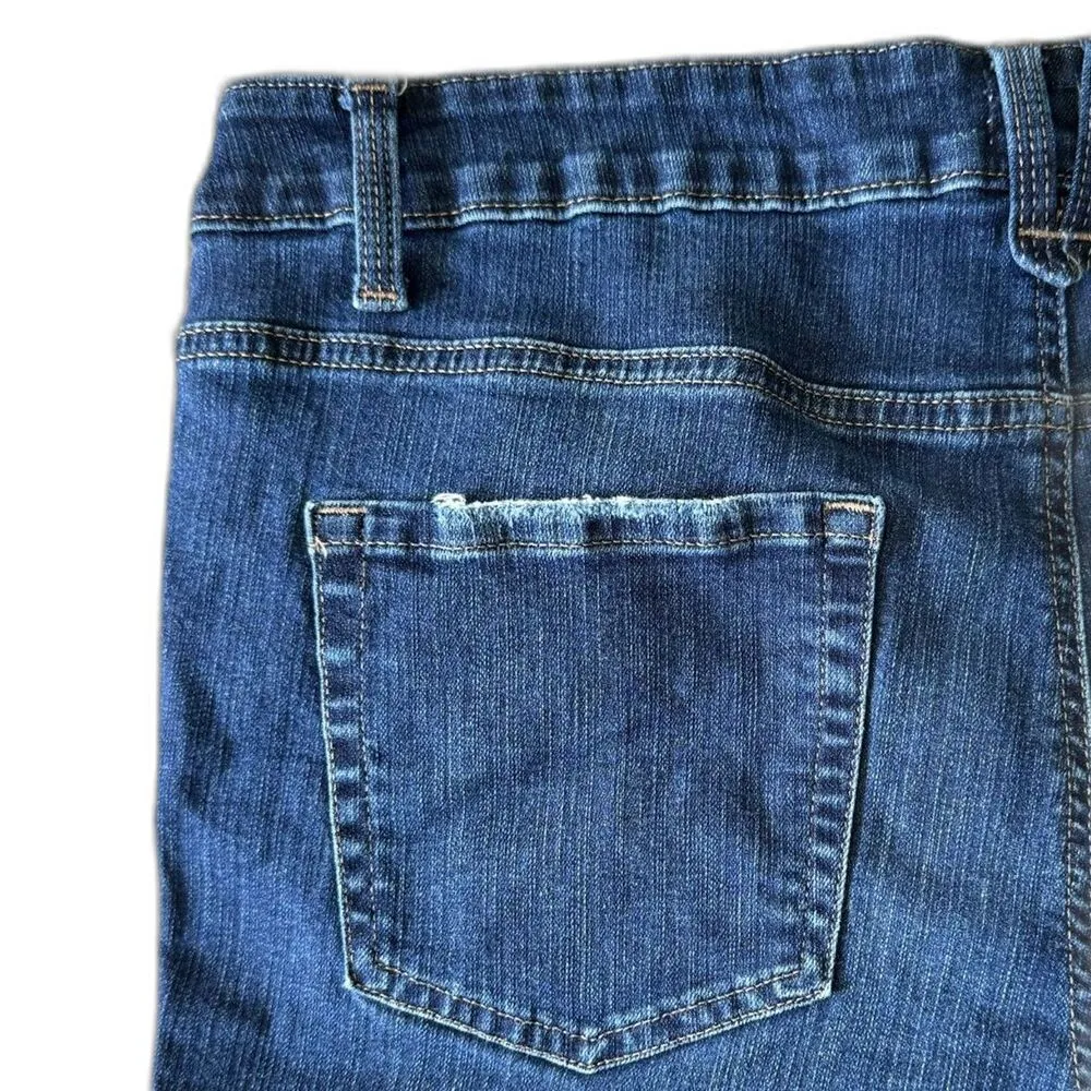 M Jeans by Maurices | Denim Bermuda Shorts Mid Rise Mid Fit Plus Size 16 - Image 3