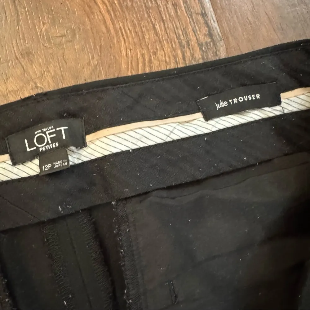 ANN TAYLOR LOFT black The Julie Trouser, size 12P - Image 10