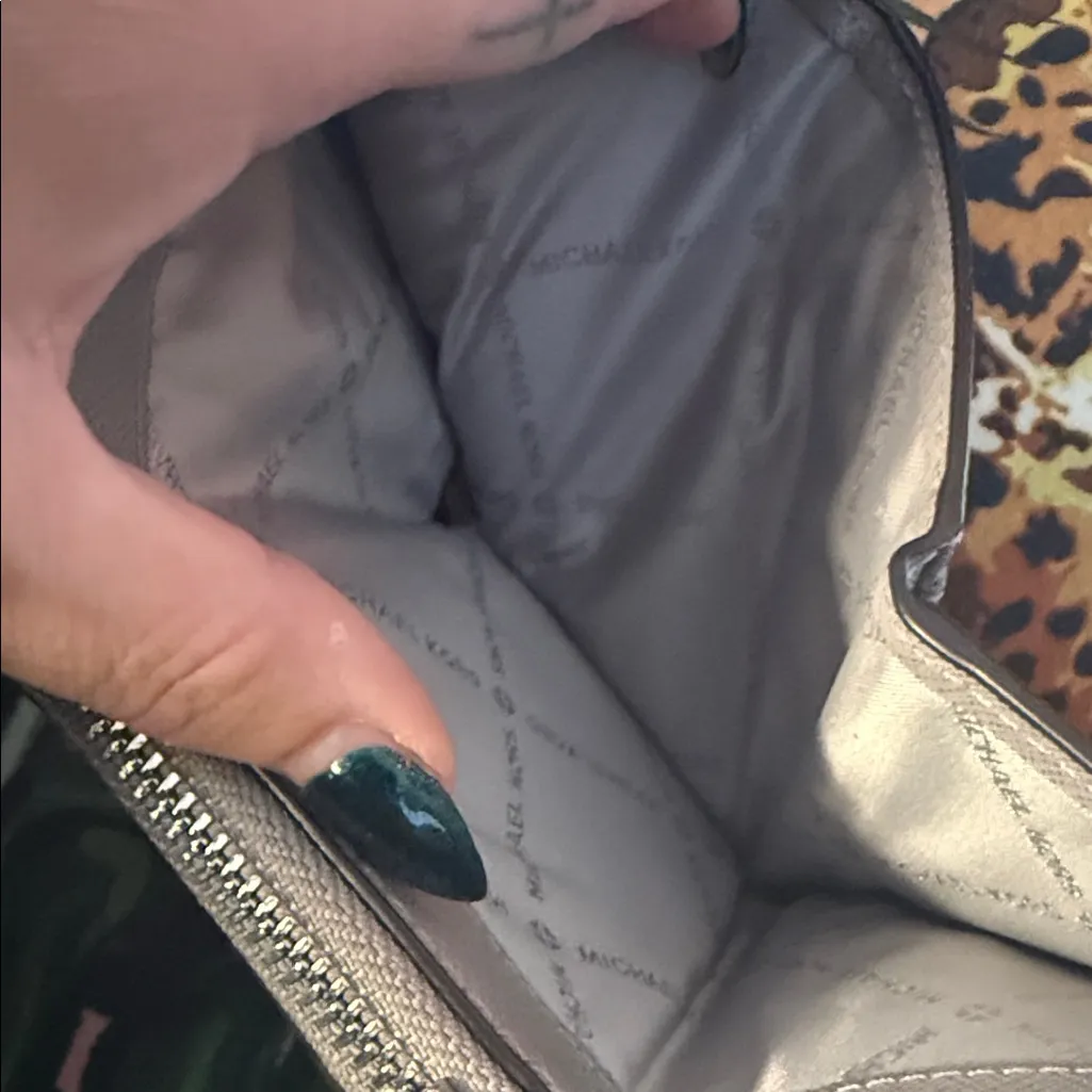 Michael Kors  Gray Compact Wallet - Image 7