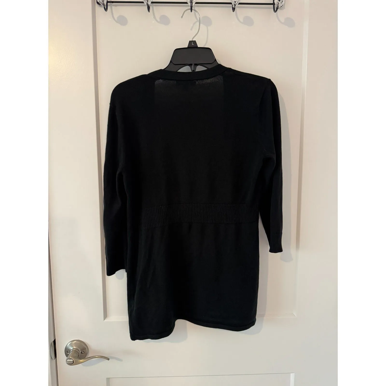 New York & Co Cardigan Black Size M - Image 4