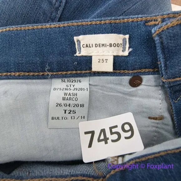 New! Madewell Tall Cali Demi-Boot‎ Jeans in Marco Wash, size 25T - Image 13