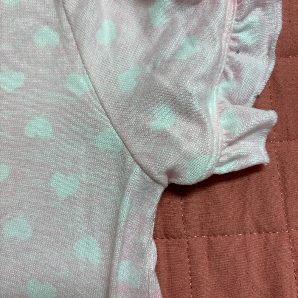 Valentines Day PJ Top White - Image 4