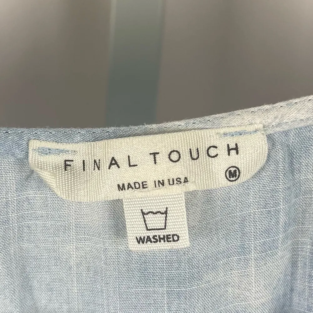 Final Touch Medium Made in USA Cloud Tie Dye Sheath Dress - Image 5