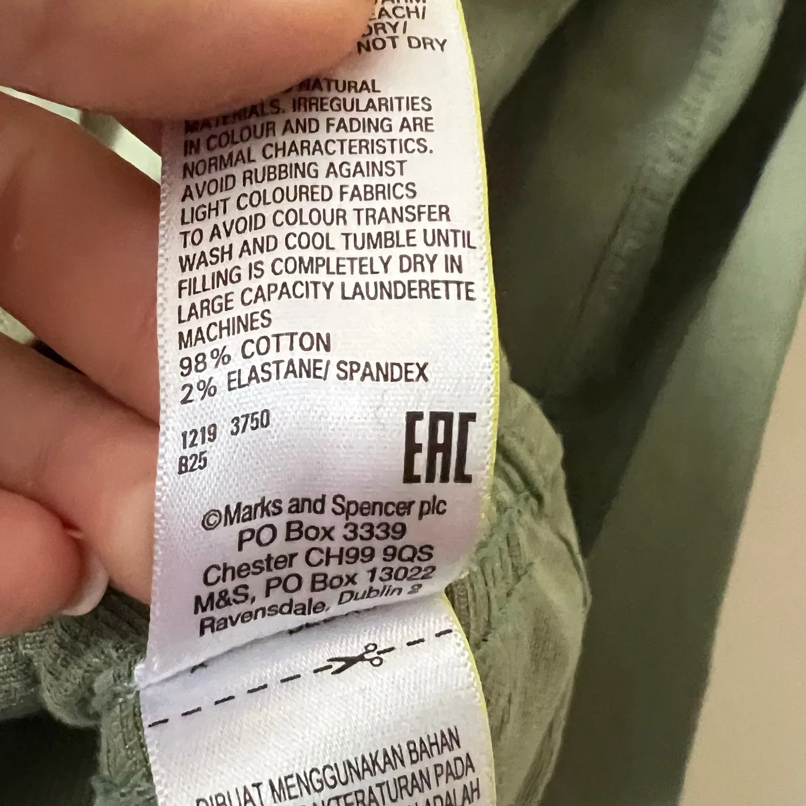 Per Una Military Jackets khaki green buttoned belted size 6 US DR - Image 7