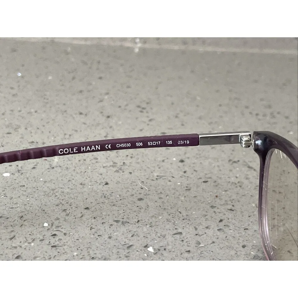 Cole Haan CH5030 506 53/17 135 Purple Women’s  Eyeglass Frames ONLY - Image 8