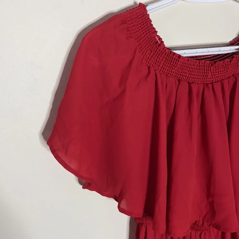 Show me your MuMu red Hacienda Maxi dress size M - Image 6