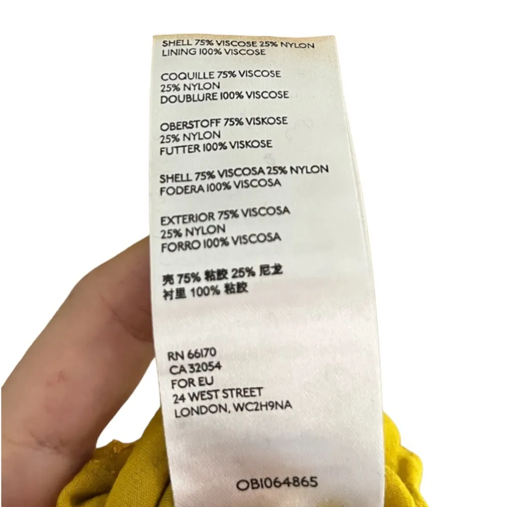 Maeve velour mustard skirt size small - Image 7