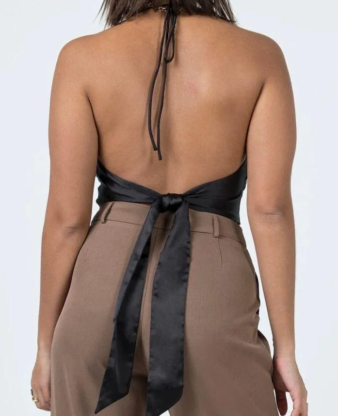 Princess Polly Satin Tie Top - Image 2