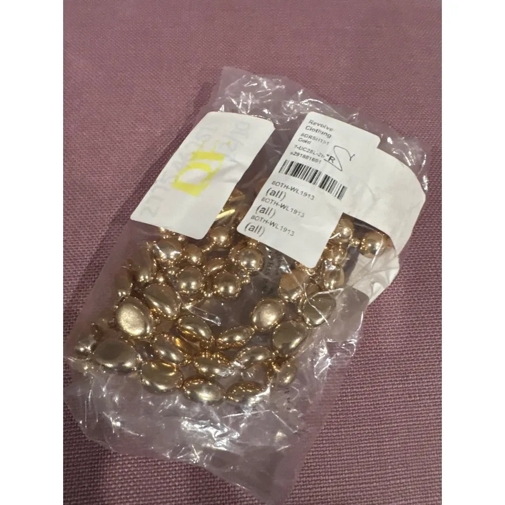 8 Other Reasons Layered Cross Necklace in Gold Womens Collar Beaded Beach - Image 7