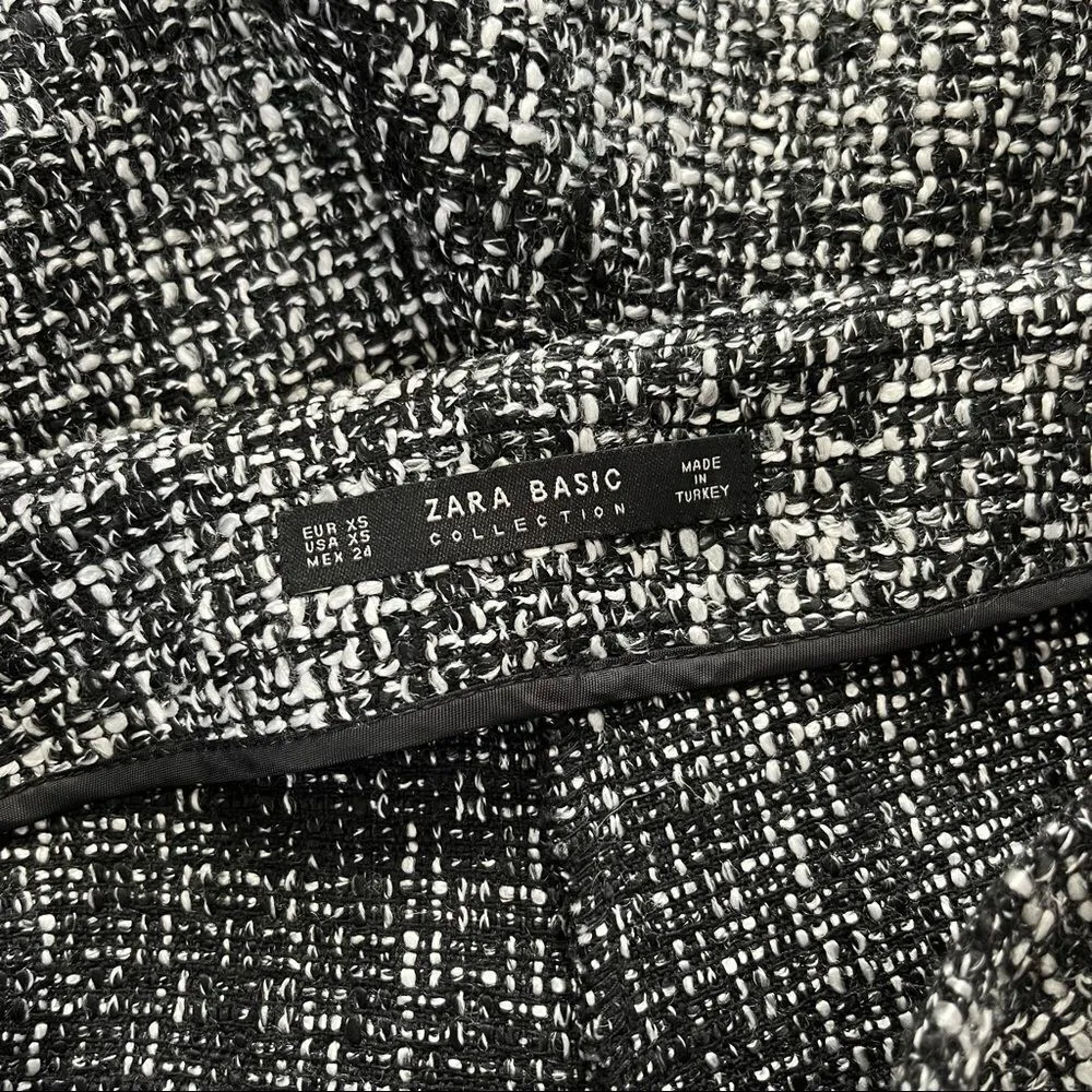 Zara Basic Tweed Shorts - Image 6