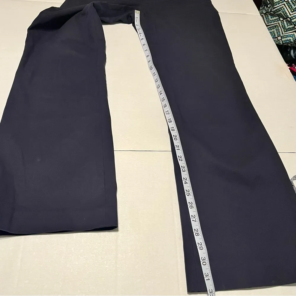 Club Monaco Womens Size 8 Navy Blue Trouser Dress Pant Bootcut Office *TINY FLAW - Image 6